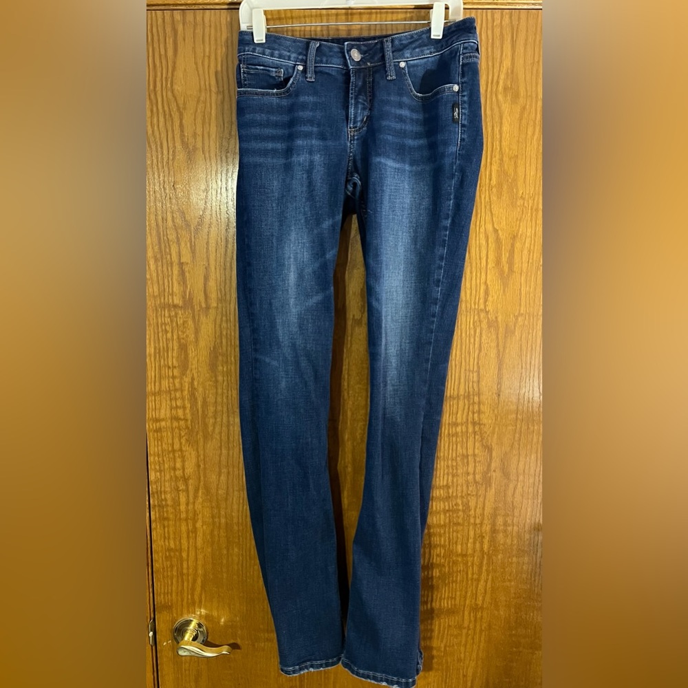 Silver Suki Slim Bootcut jeans 29X35 Like New